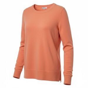 Tyler Boe Coral 100% Cashmere Knit Softest Lightweight Sweater Women's Small